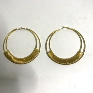 Womens Hoop Round Earrings